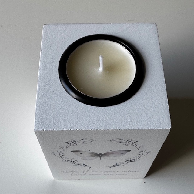 Photophore Souvenir "papillon" Bougeoir Hommage – Image 2