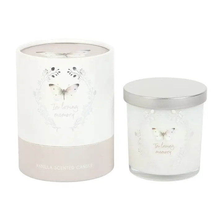 Bougie hommage Papillon pour un Souvenir éternel de ton compagnon – Image 4