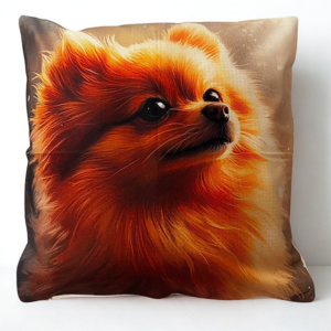 Housse de coussin Spitz Pomeranian "Sally"