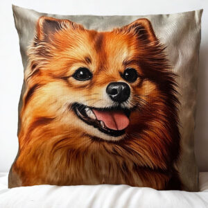 Housse de coussin Spitz Pomeranian "Samy"