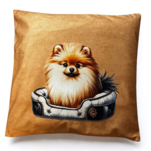 Housse de coussin Spitz Pomeranian "Suzie"