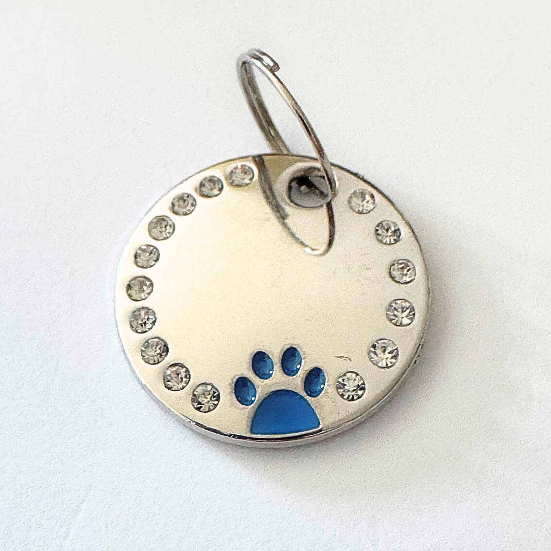 Médaille ronde à strass personnalisable pour collier – Image 11