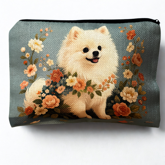 Pochette trousse Pomeranian Spitz "Sweety"