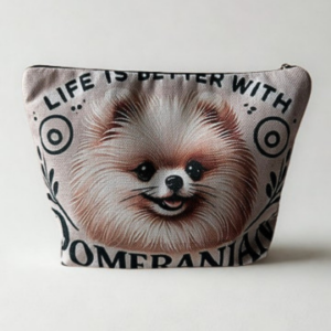 Pochette Trousse Poméranien Spitz "Sully"