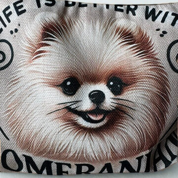 Pochette Trousse Poméranien Spitz "Sully" – Image 2