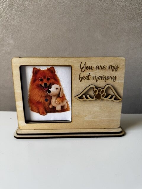cadre photo souvenir en bois – Image 3