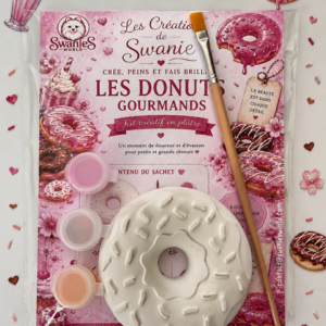 Kit créatif de peinture sur plâtre donuts gourmands