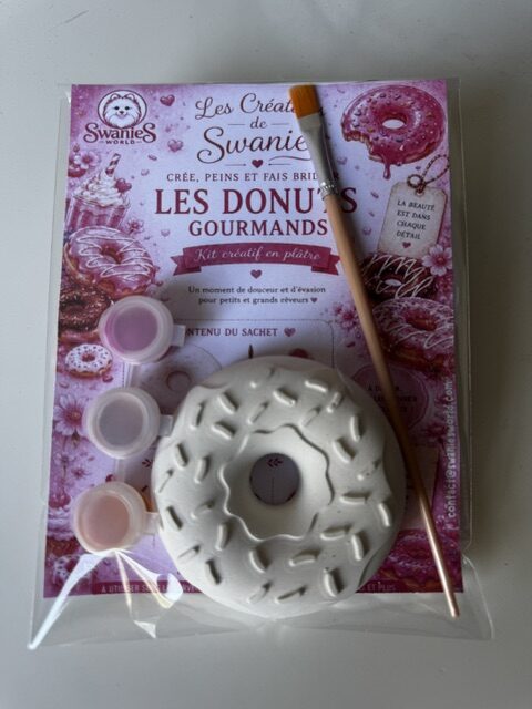 Kit créatif de peinture sur plâtre donuts gourmands – Image 2